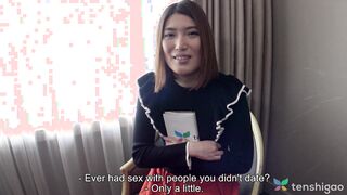 Amateur Miku Kanno from Tokyo comes to our hotel and gets naked for us