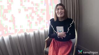 Amateur Miku Kanno from Tokyo comes to our hotel and gets naked for us
