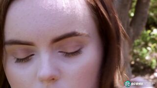 Curvy River Fox Warms Up with a Hot Masturbation Session